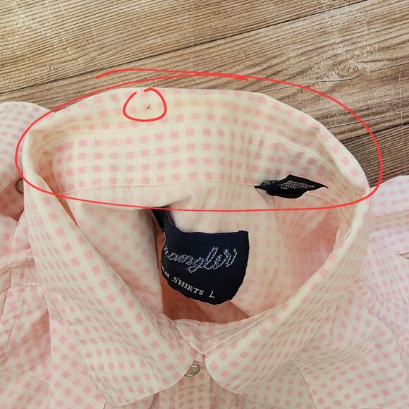 Wrangler Pink Breast Cancer Womens L Awareness Pearl Snap Western Shirt L/S - Picture 8 of 10